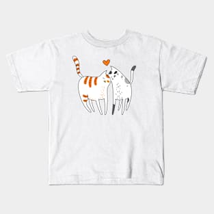 Things my cat does-Love Kids T-Shirt